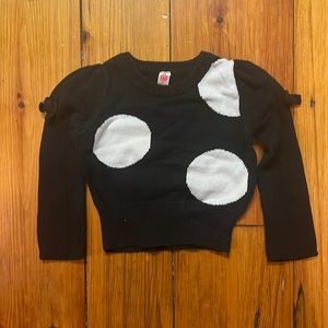 Black and White Dot Sweater